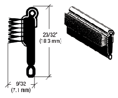 CRL Flexible Stainless Steel Beaded Belt Molding for 1953-1963 Chrysler - 96" Length