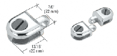 CRL Chrome Z-Line Hasp Display Connector